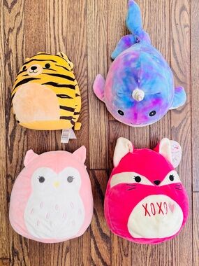 Bundle of 4 Medium Squishmallows